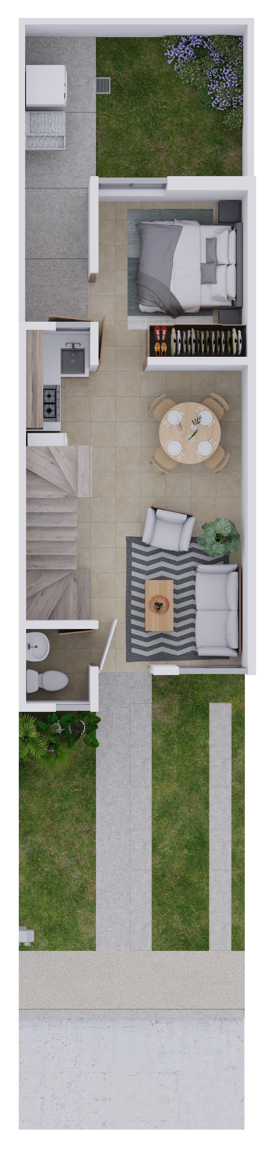 Planta baja 3 recámaras